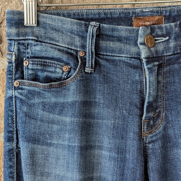 MOTHER Denim The Looker Skinny Jeans Deja Vu Wash Size 25 - Picture 2 of 10